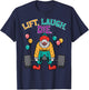 Workout Clown Deadlift Lift Laugh Die Gym Fitness Men Women T-Shirt - T-Shirt | Navy