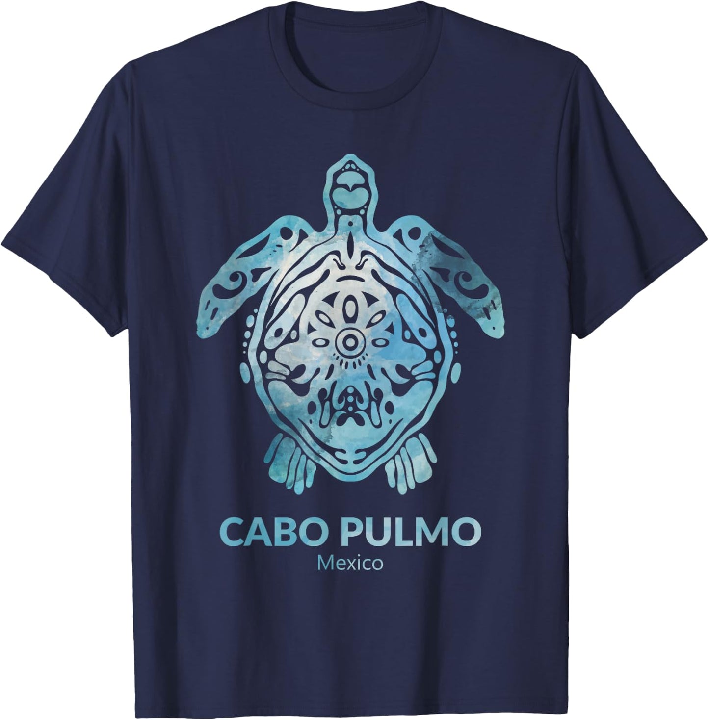 Cabo-Pulmo Mexico Sea Turtle Ocean Souvenir T-Shirt - T-Shirt | Navy