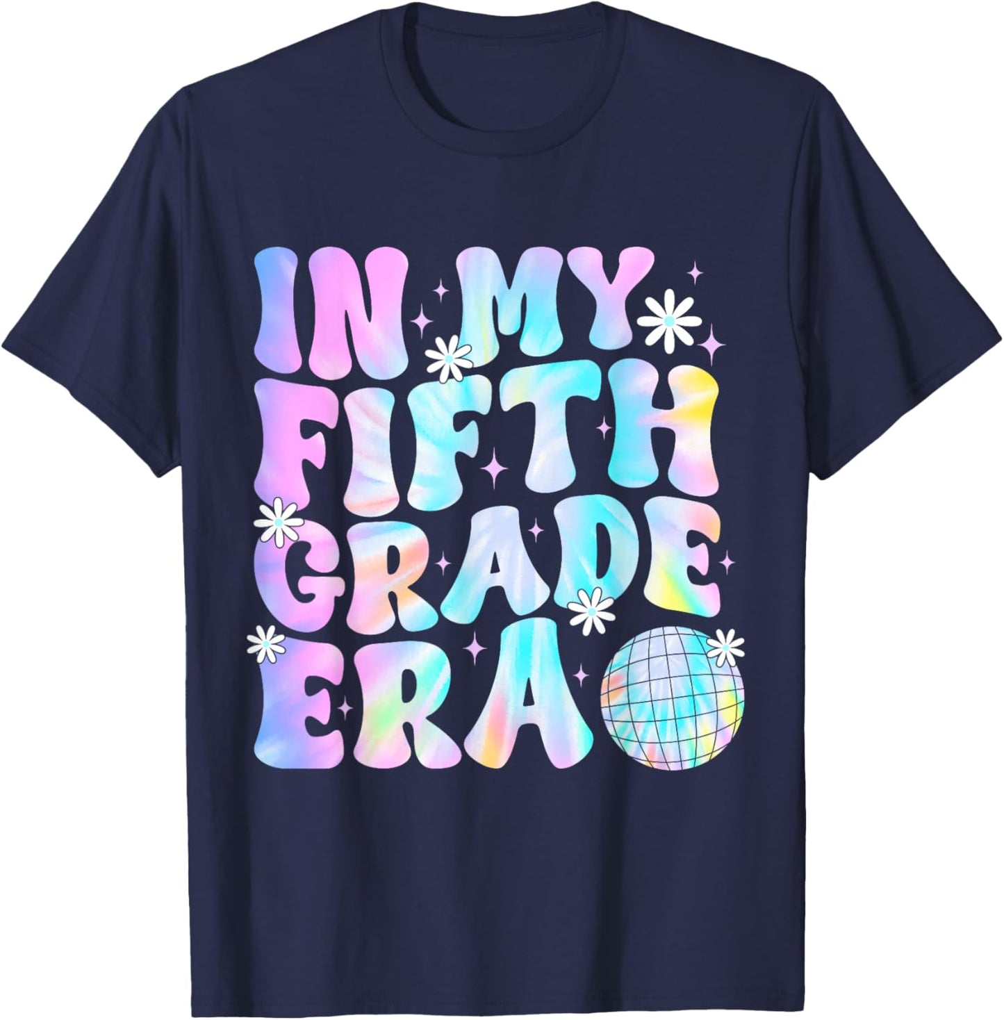In My Fifth Grade Era Back To School 5th Grade Boys Girls T-Shirt - T-Shirt | Navy
