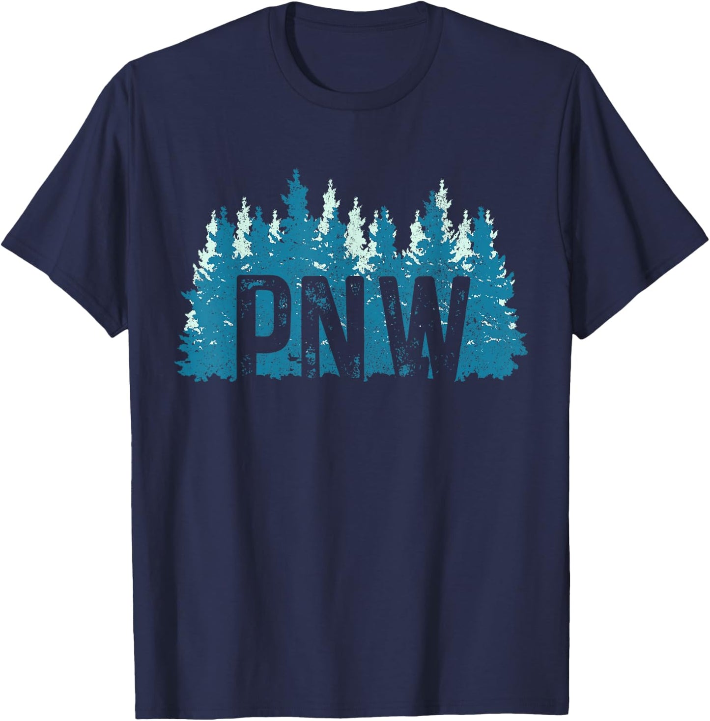 Pacific Northwest PNW Oregon Washington USA America Souvenir T-Shirt - T-Shirt | Navy