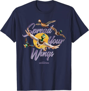 Migration Spread Your Wings T-Shirt - T-Shirt | Navy