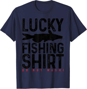 Catfish Fishing Funny Catfish Fishing Gift Lucky Charm T-Shirt - T-Shirt | Navy
