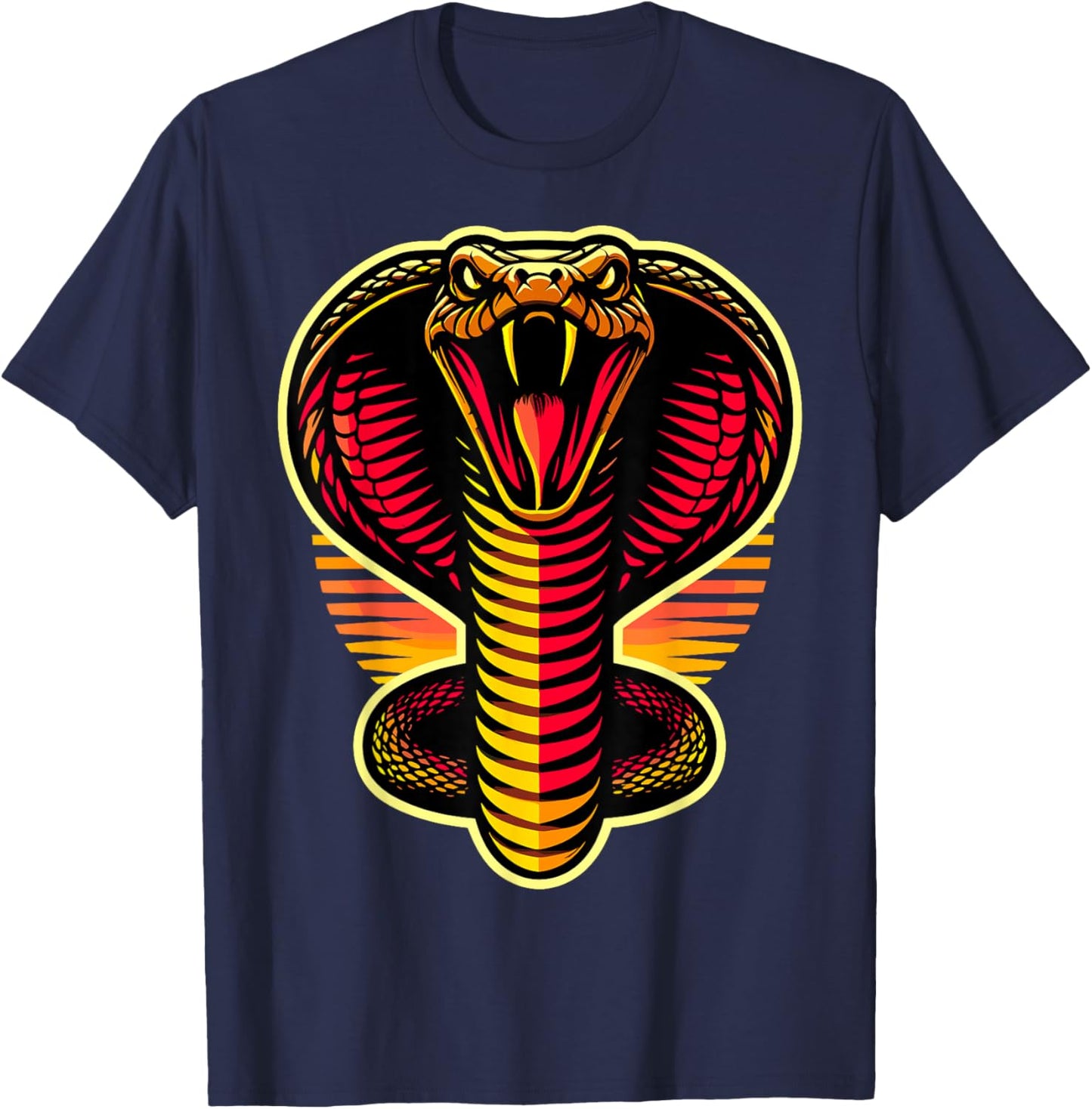 Cobra Snake T-Shirt - T-Shirt | Navy