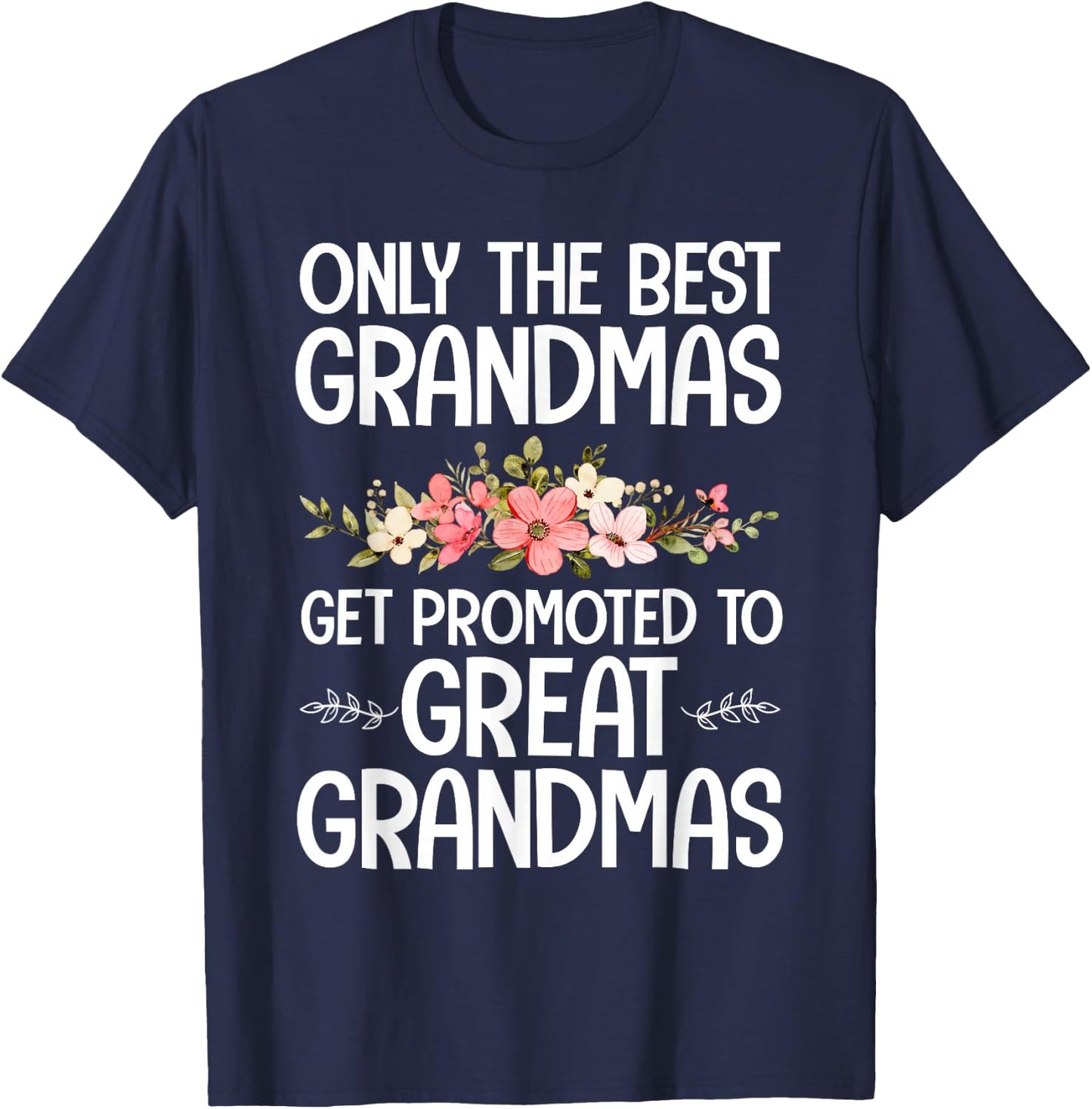 Best Great Grandma Art For Grandma Women Great Grandmother T-Shirt - T-Shirt | Navy