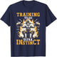Training To Go Ultra Instinct Gym Weightlifting Bodybuilder T-Shirt - T-Shirt | Navy