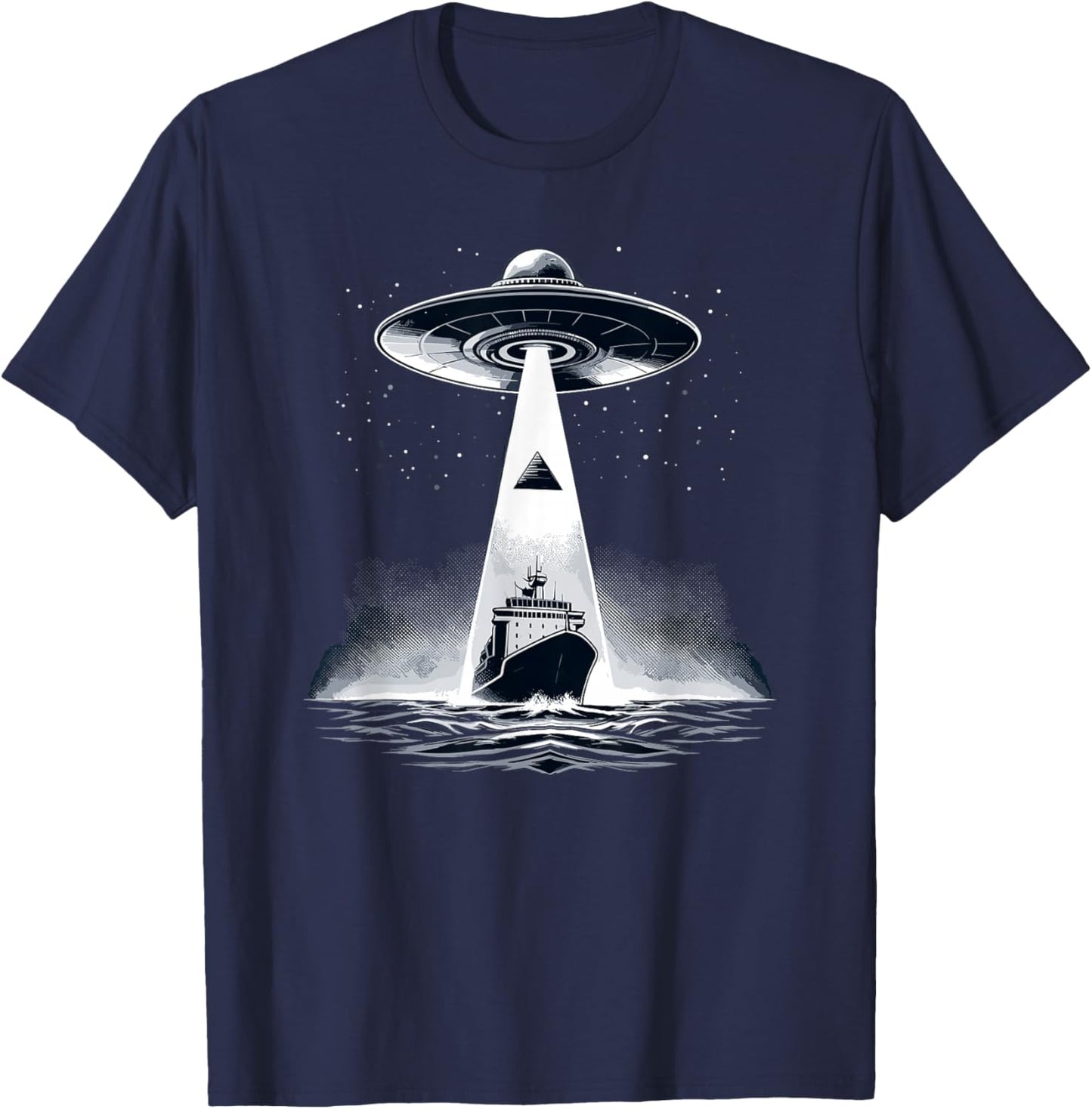 Bermuda Triangle Mysterious Disappearances Unexplained T-Shirt - T-Shirt | Navy