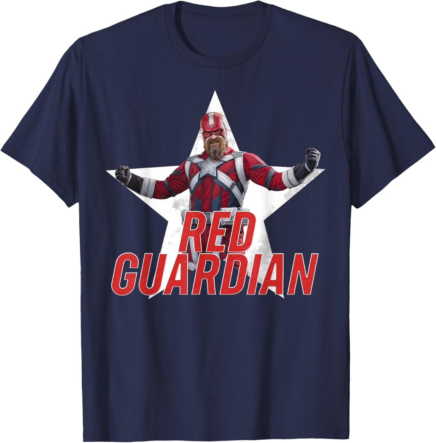 Marvel Black Widow Red Guardian Portrait T-Shirt - T-Shirt | Navy