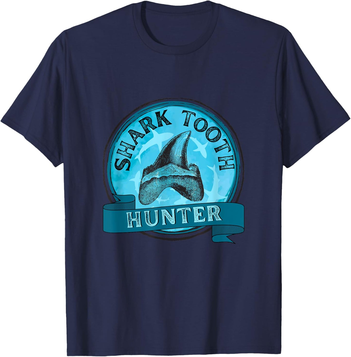 Shark Tooth Hunter T-Shirt - T-Shirt | Navy