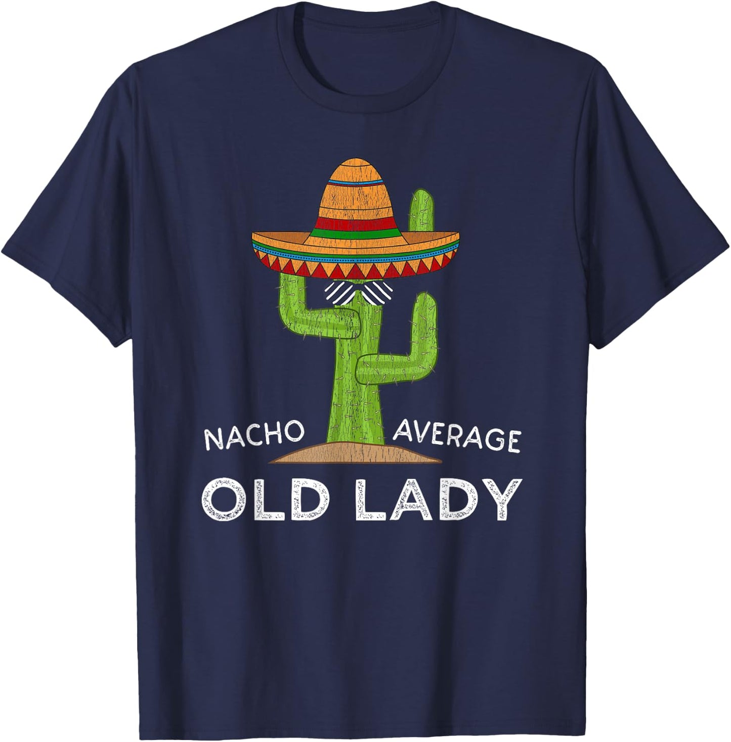 Fun Old Woman Joke Humor Saying | Funny Old Lady T-Shirt - T-Shirt | Navy