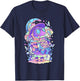 Kawaii Pastel Goth Cute and Scary Plague Doctor T-Shirt - T-Shirt | Navy
