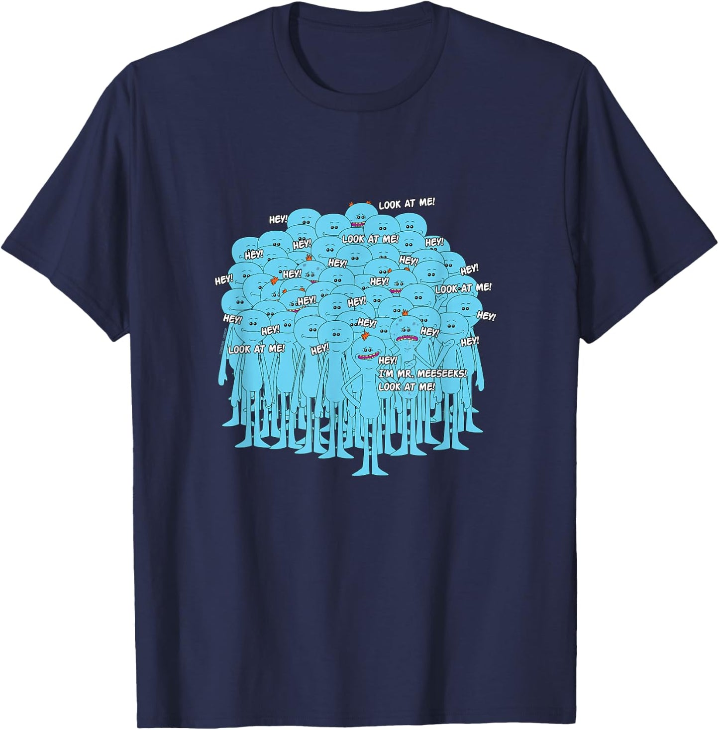 Rick and Morty Meeseeks T-Shirt - T-Shirt | Navy