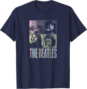 The Beatles - let it be squares T-Shirt - T-Shirt | Navy