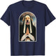 Funny Golden Retriever Dog Praying Nun T-Shirt - T-Shirt | Navy