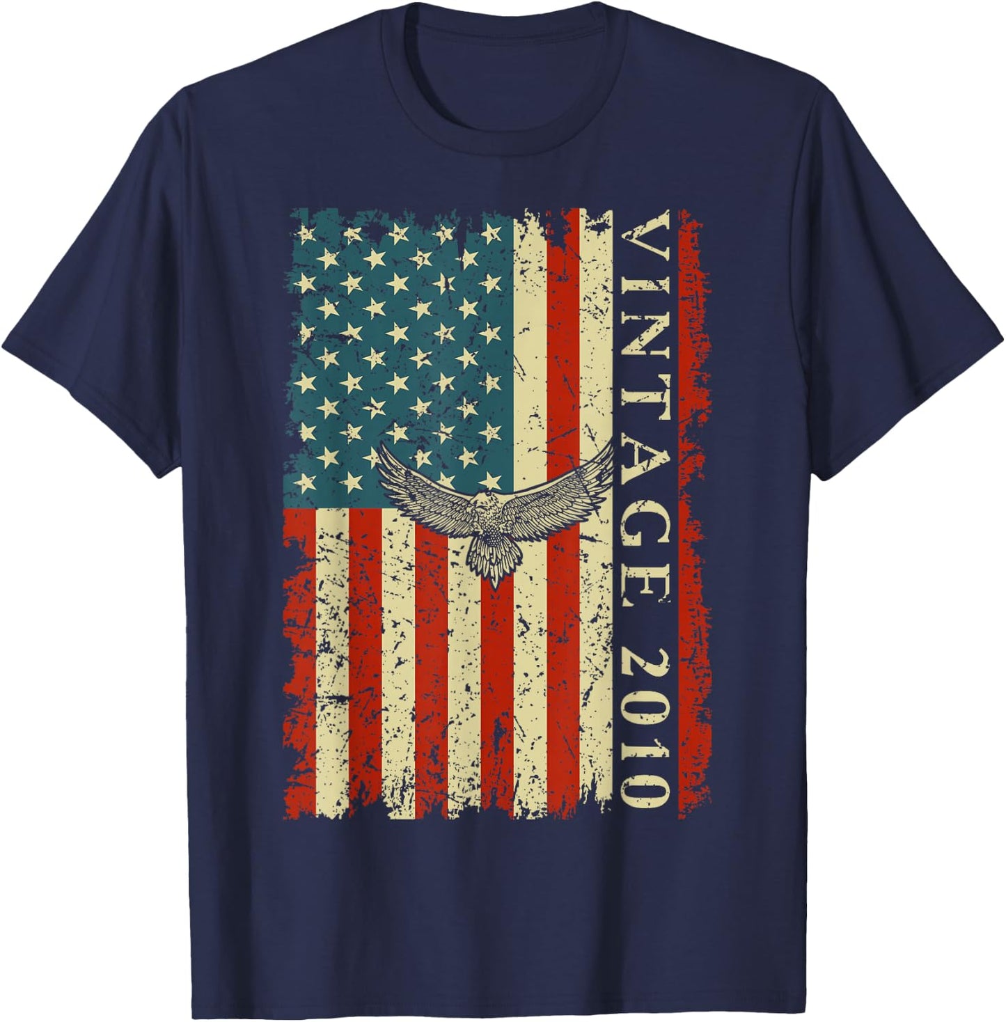 Born in 2010 15 Yr Old Birthday For Granddaughter Grandson T-Shirt - T-Shirt | Navy