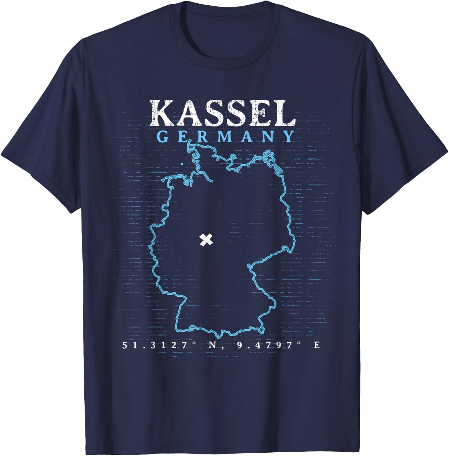 Germany Kassel T-Shirt - T-Shirt | Navy