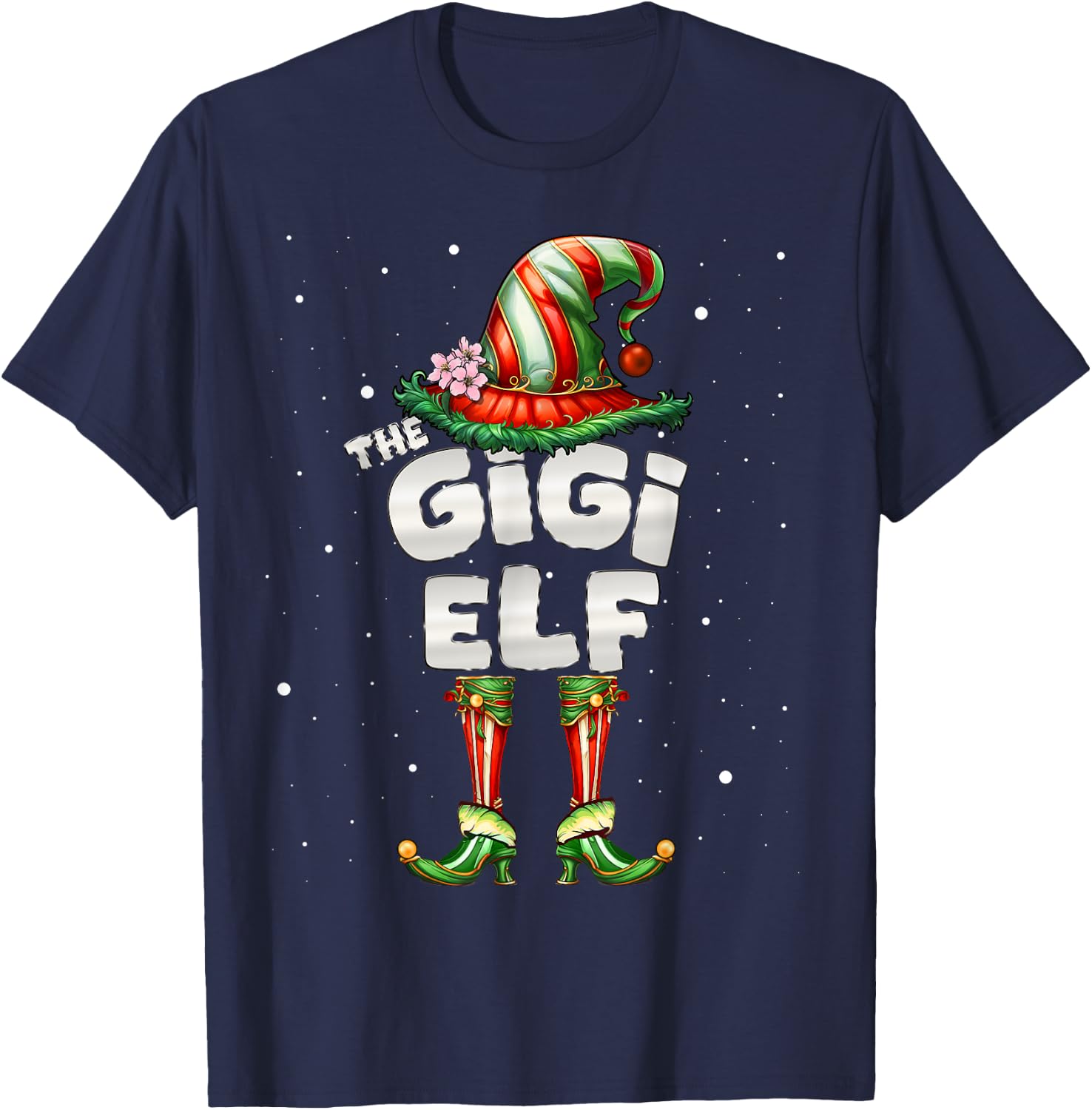 I'm The Gigi Elf Family Matching Group Christmas T-Shirt - T-Shirt | Navy
