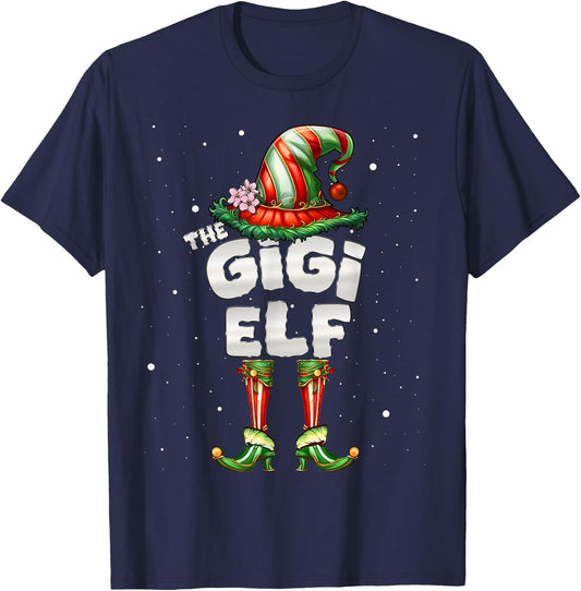 I'm The Gigi Elf Family Matching Group Christmas T-Shirt - T-Shirt | Navy