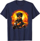 Biker Chiweenie Dog Riding Motorcycle Men Women Kids T-Shirt - T-Shirt | Navy