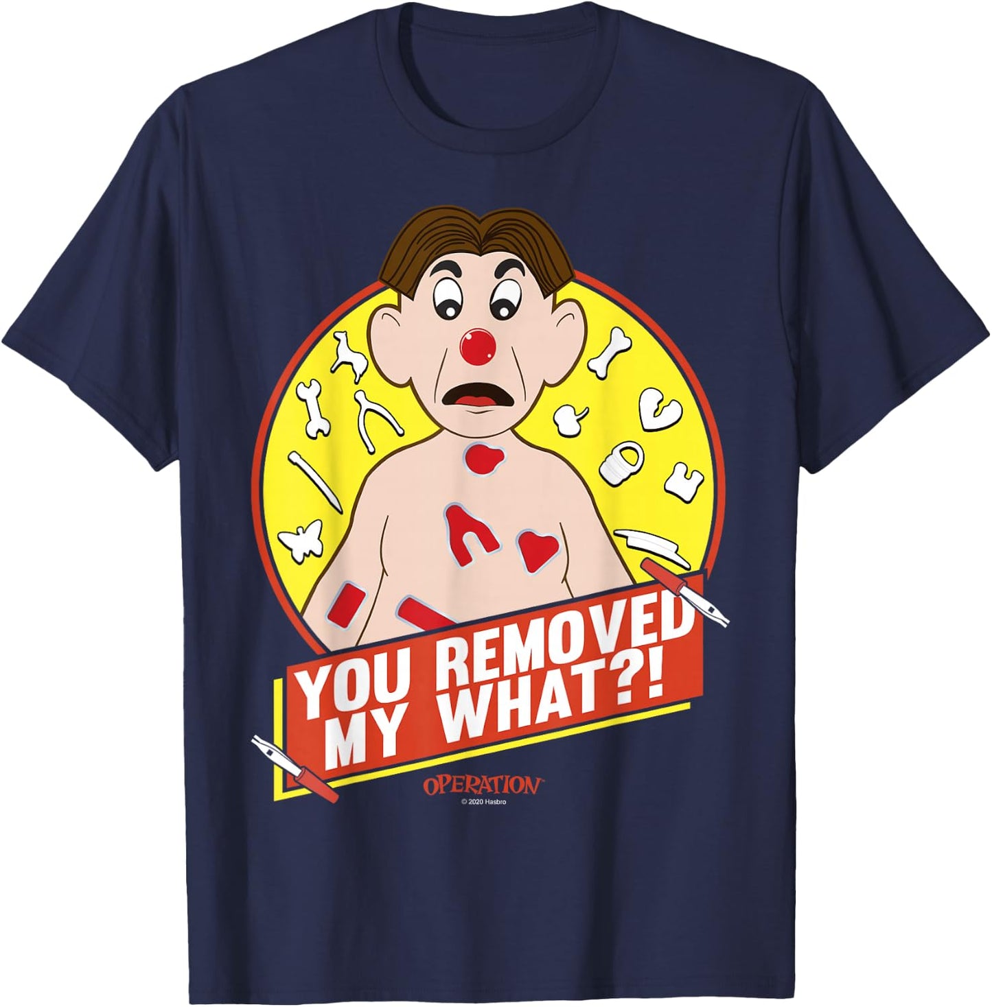 Operation Cavity Sam You Removed My What?! logo T-Shirt - T-Shirt | Navy