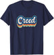 Creed First Name Boy Vintage Style 70s 80s Personalized T-Shirt - T-Shirt | Navy