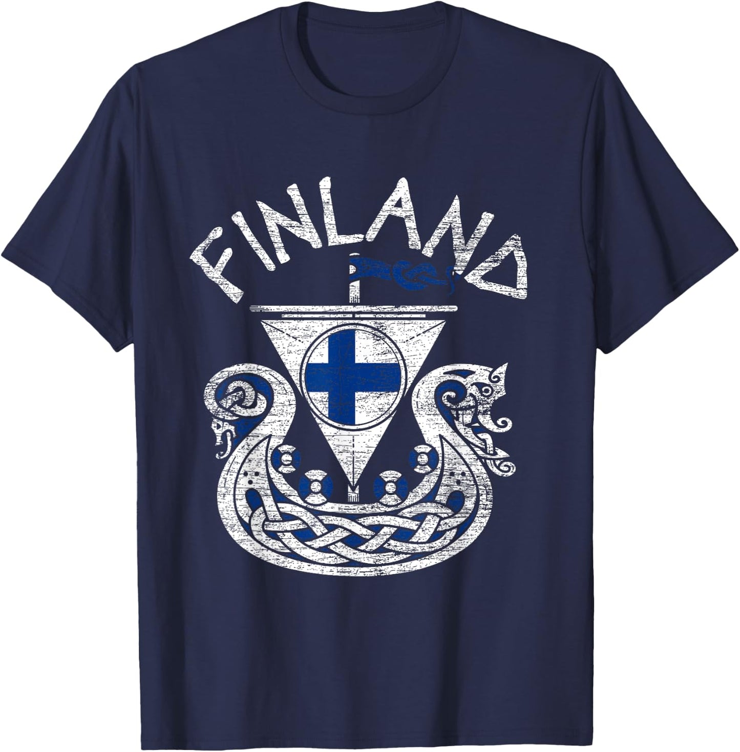 Scandinavia Helsinki Finn Finland T-Shirt - T-Shirt | Navy