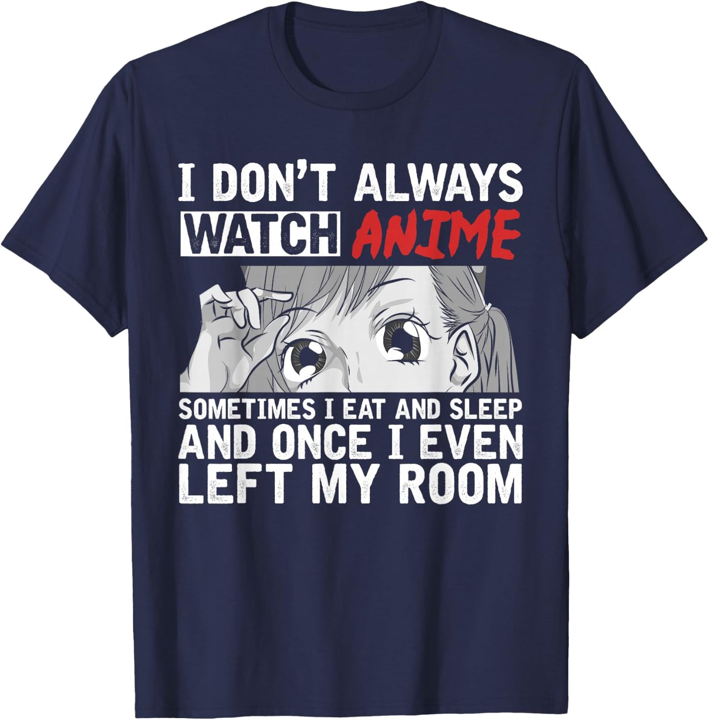 Japanese Otaku Asia Manga Fan Gift Funny Anime T-Shirt - T-Shirt | Navy
