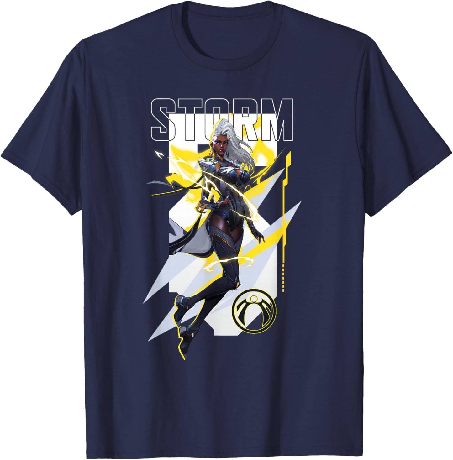 Marvel Rivals Gamerverse Super Hero PVP X-Men Storm T-Shirt - T-Shirt | Navy