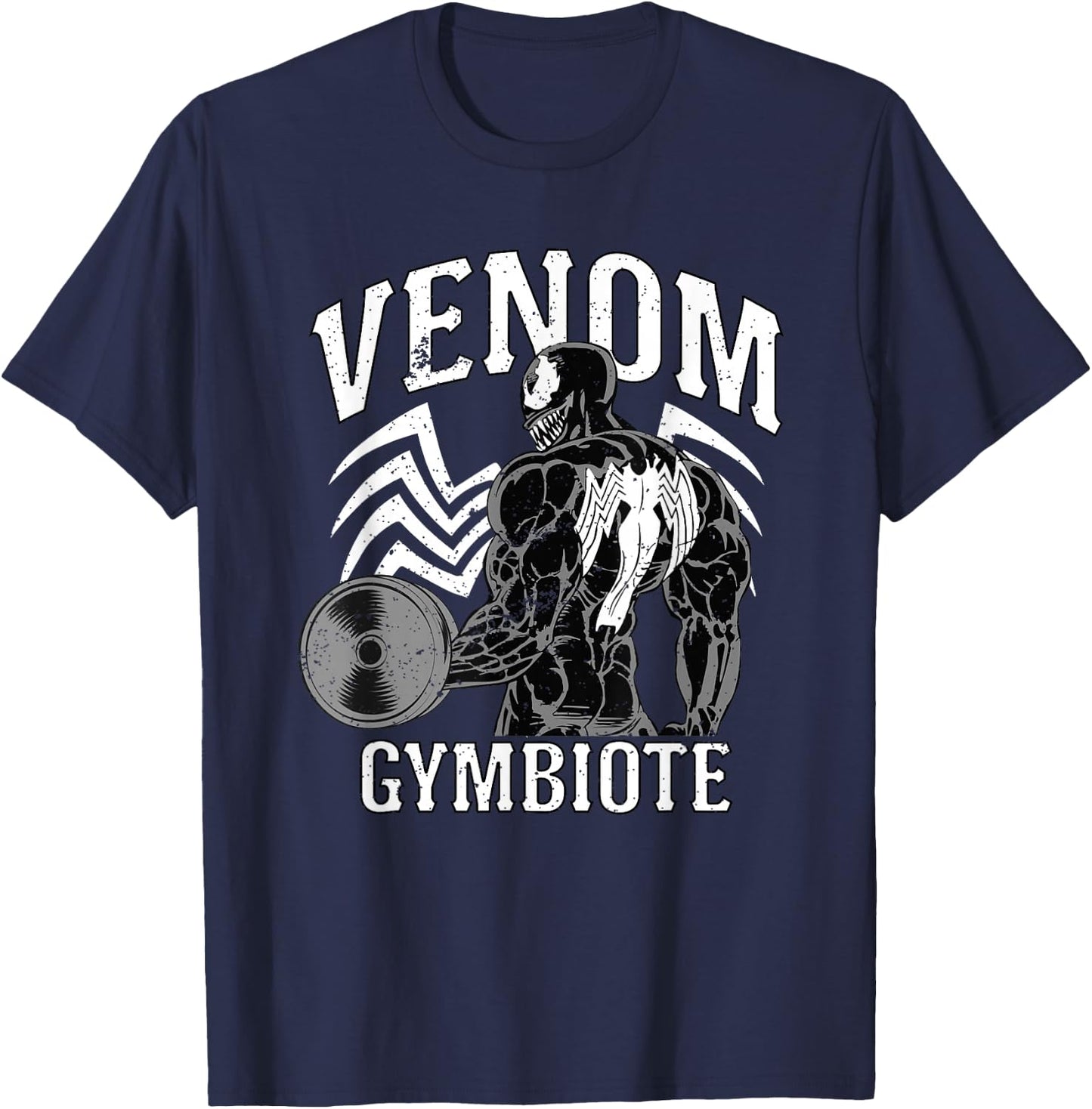 Marvel Venom Gymbiote Workout Small T-Shirt - T-Shirt | Navy