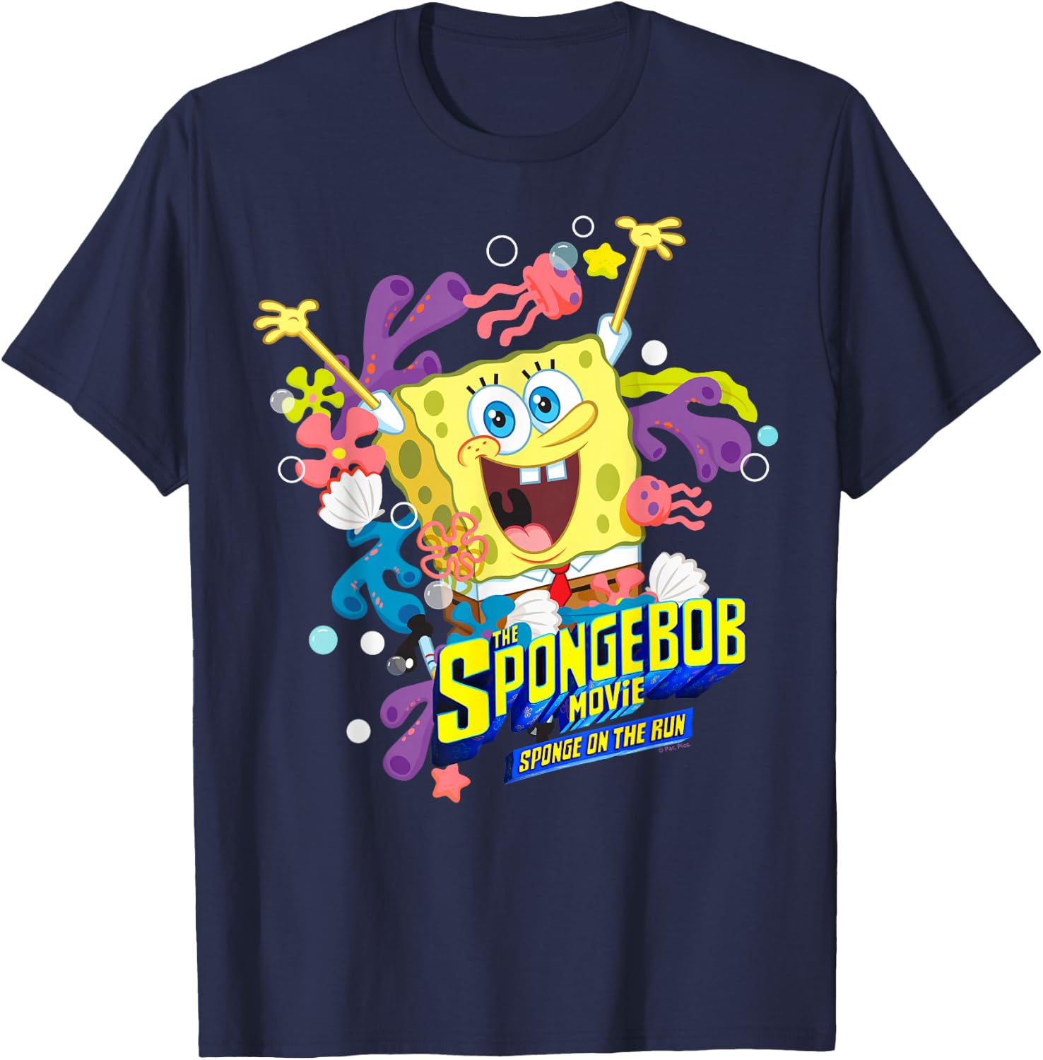 SpongeBob SquarePants: Sponge On The Run Portrait T-Shirt - T-Shirt | Navy