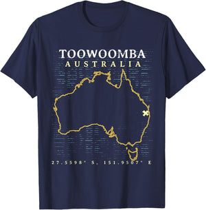 Australia Toowoomba T-Shirt - T-Shirt | Navy