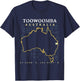 Australia Toowoomba T-Shirt - T-Shirt | Navy