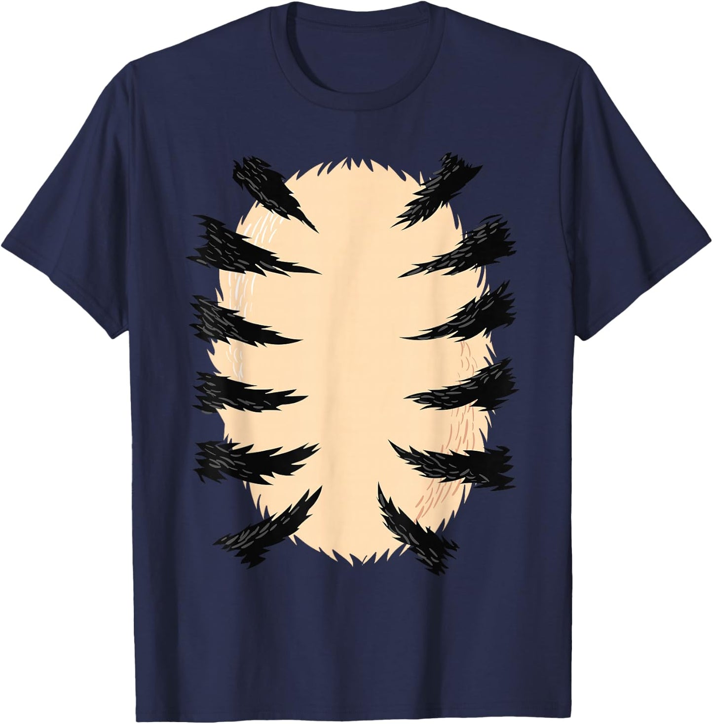 Funny Tiger Halloween Costume Apparel Adult Men Women Kids T-Shirt - T-Shirt | Navy