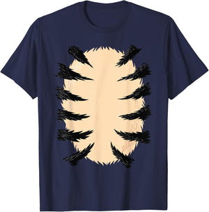 Funny Tiger Halloween Costume Apparel Adult Men Women Kids T-Shirt - T-Shirt | Navy