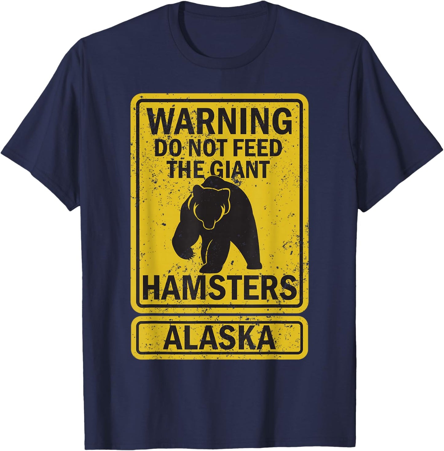 Funny Alaska Grizzly Brown Kodiak Bear Gift Women T-Shirt - T-Shirt | Navy