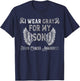 I Wear Gray For My Son Brain Tumor Awareness for Family T-Shirt - T-Shirt | Navy
