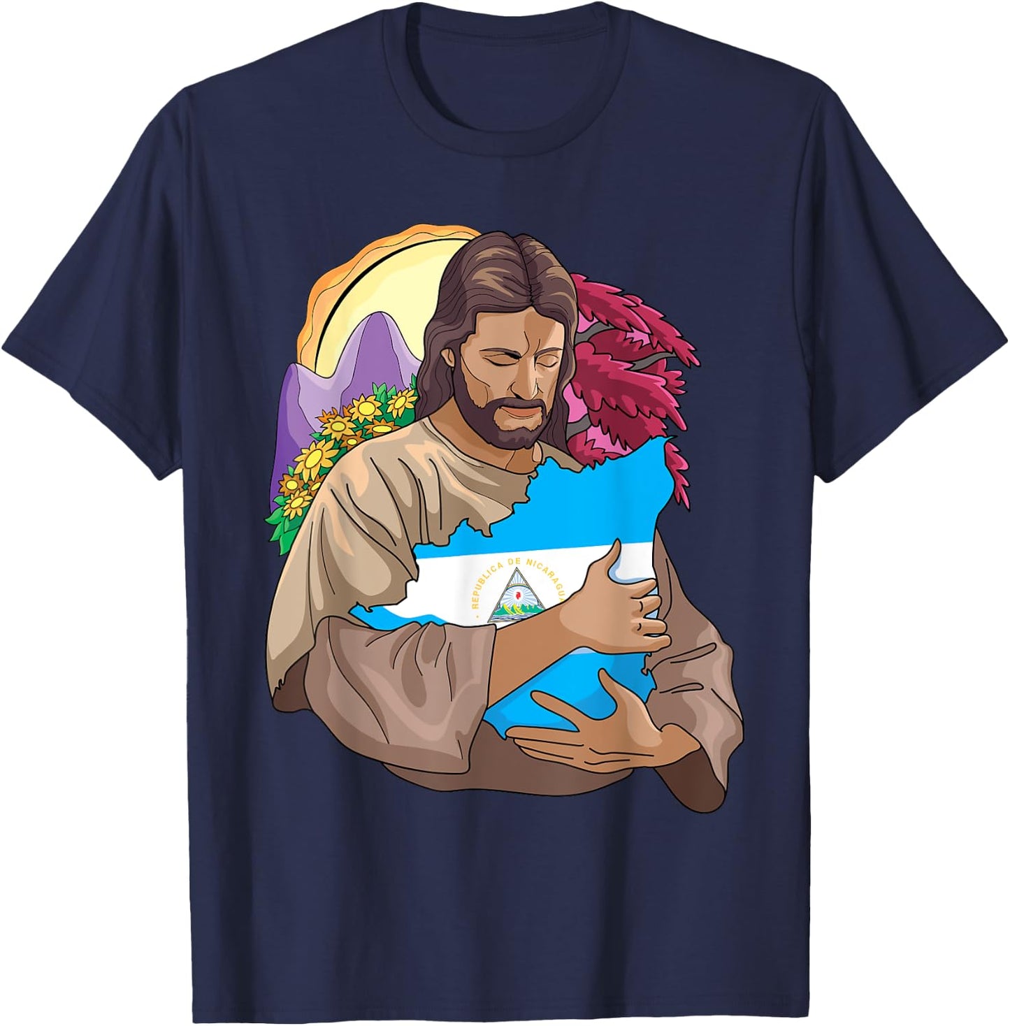 Cami_seta Cristiana Catolica De Nicaragua T-Shirt - T-Shirt | Navy