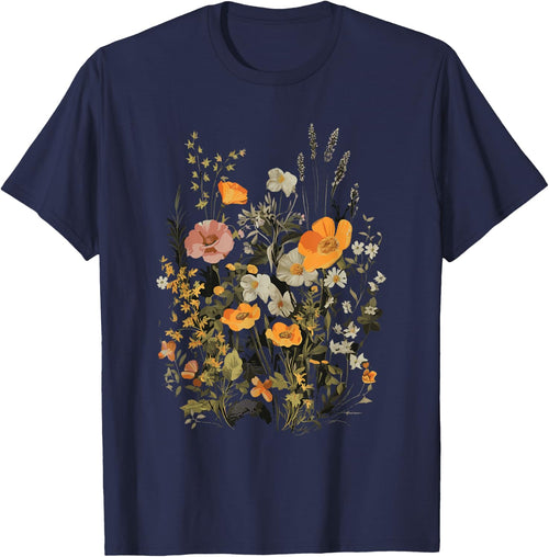 Vintage Flowers Floral Pressed Flower