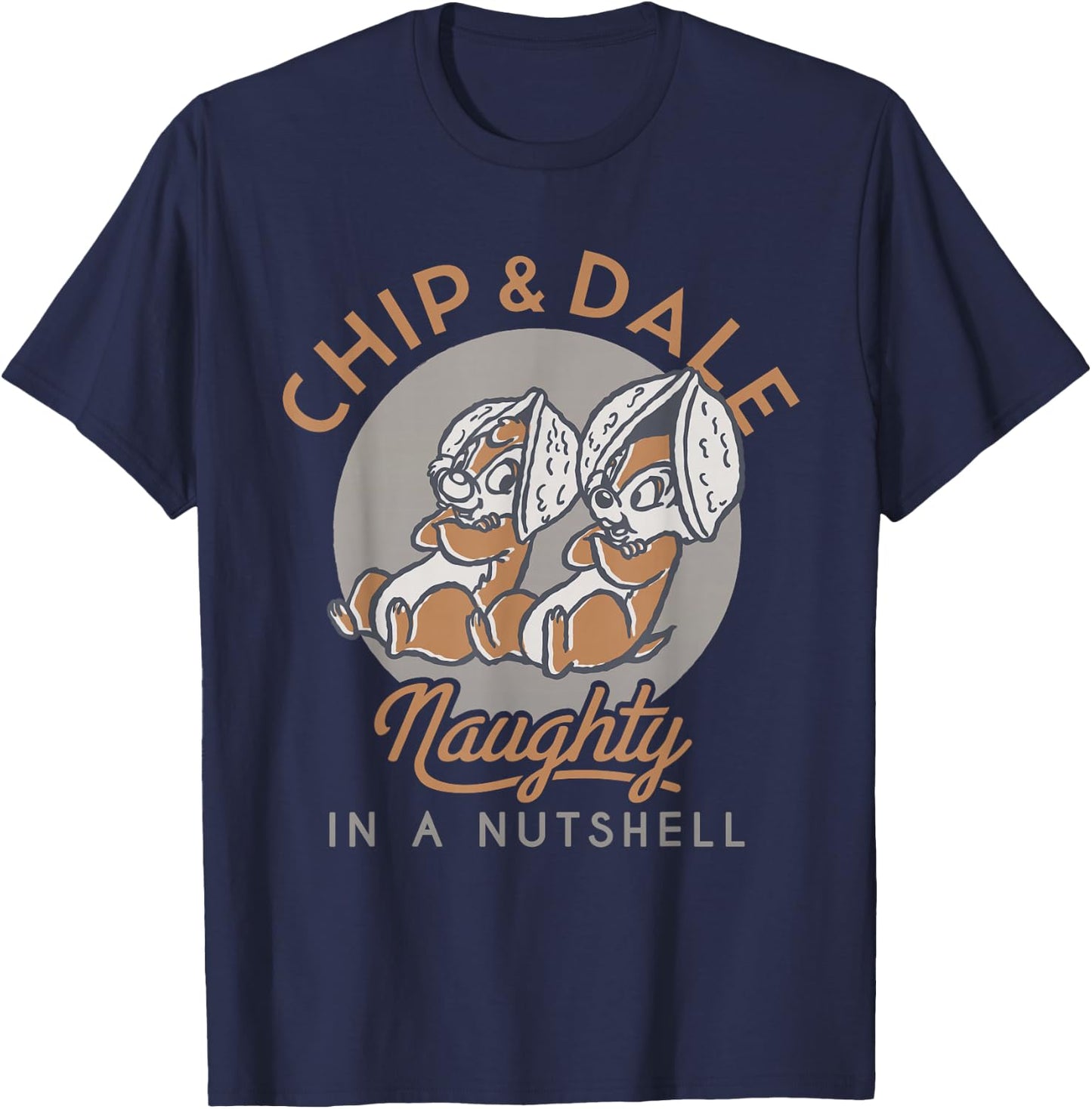 Disney Chip n Dale Naughty in a Nutshell T-Shirt - T-Shirt | Navy