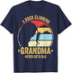 A Rock Climbing Grandma Never Gets Old Funny Rock Climbing T-Shirt - T-Shirt | Navy