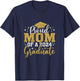 Mom Senior 2024 Proud Mom Of A Class Of 2024 Graduate T-Shirt - T-Shirt | Navy