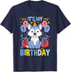 Its My 9th Birthday Wolf T-Shirt - T-Shirt | Navy
