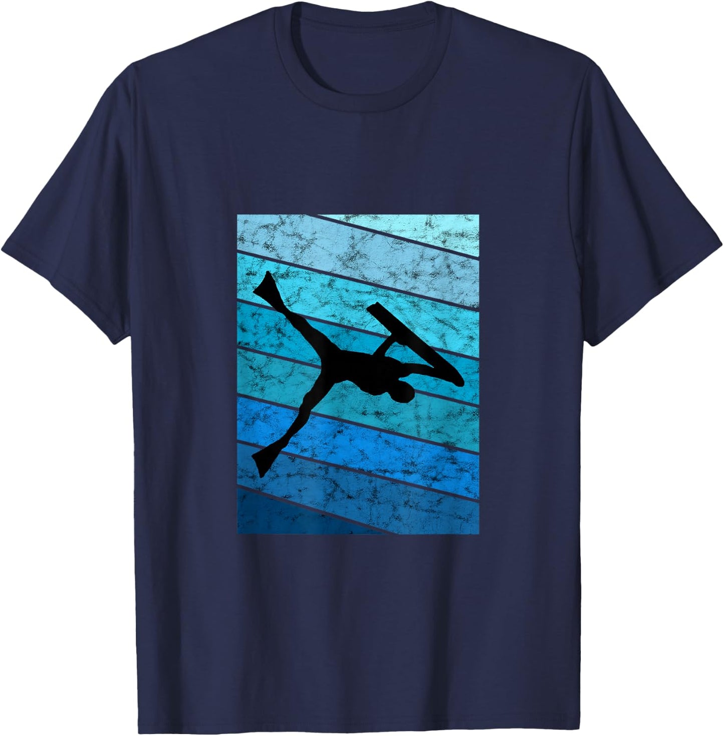 Bodyboarder Vintage Retro Ocean Bodyboard Surfer Surfing T-Shirt - T-Shirt | Navy