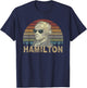 Retro Style Hamilton shirt Wearing Sunglasses T-Shirt - T-Shirt | Navy