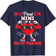 Proud Mimi of a Heart Warrior CHD Awareness T-Shirt - T-Shirt | Navy