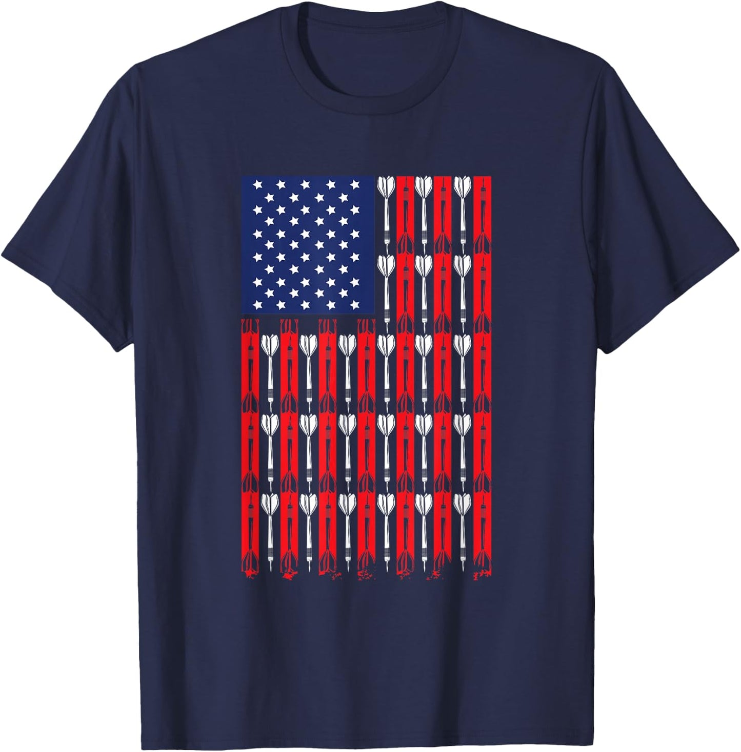 American Flag Darts T-Shirt - T-Shirt | Navy