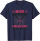 Never Underestimate A Girl Who Plays Lacrosse Funny Lacrosse T-Shirt - T-Shirt | Navy