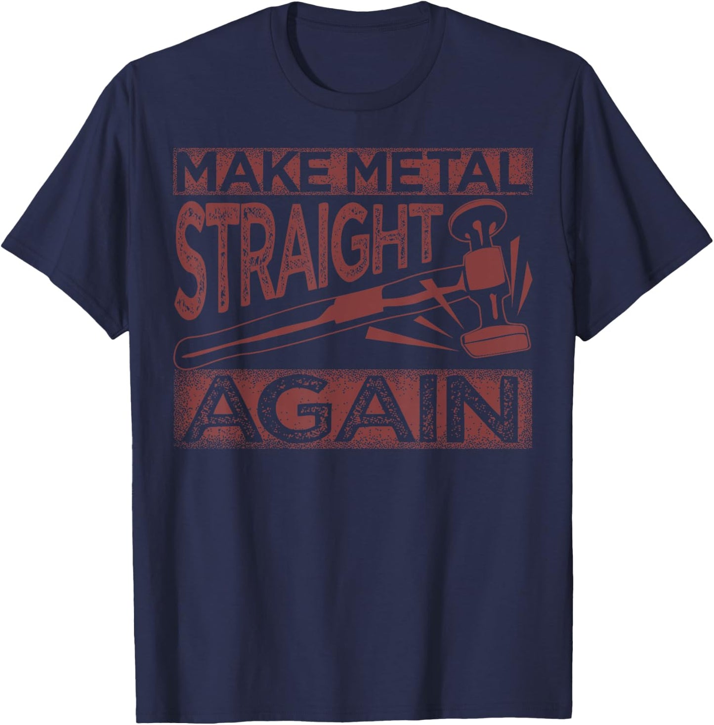 Funny Auto Body Shop Gift Men Grease Car Monkey Technicians T-Shirt - T-Shirt | Navy