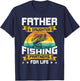 Father And Daughter Fishing Partners For Life Fishing T-Shirt - T-Shirt | Navy