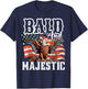 Bald and Majestic, Funny for Bald People T-Shirt - T-Shirt | Navy