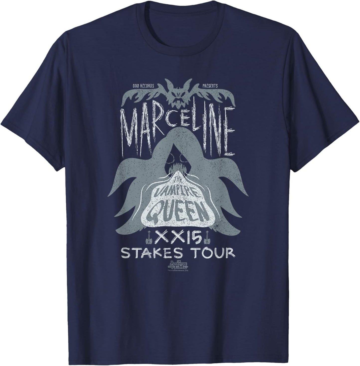 Adventure Time Marceline Vampire Queen Poster T-Shirt - T-Shirt | Navy